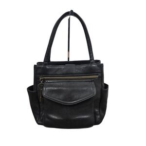 Fossil Black Leather Handbag Purse